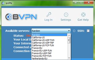 B.VPN screenshot 1