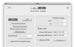 MacServe iVPN screenshot 1