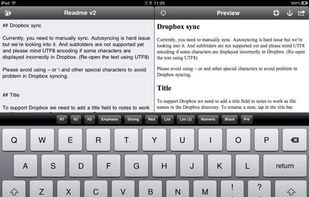 MarkdownNote screenshot 1