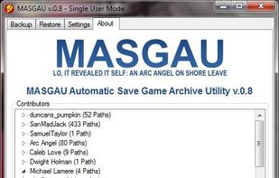 MASGAU screenshot 2