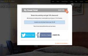 Reach more people with built-in social media tools for Facebook, Twitter and others