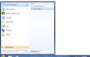 Capturing shape (also captured with Window Clippings)