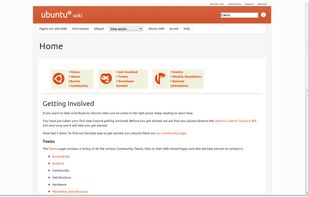 MoinMoin screenshot 1