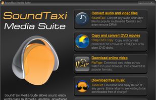 SoundTaxi Media Suite - Main Window