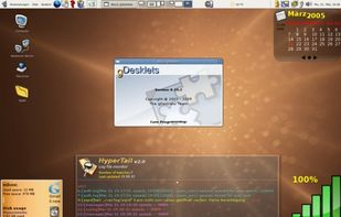 gDesklets screenshot 1