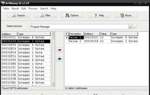 ArtMoney screenshot 1