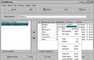 ArtMoney screenshot 1