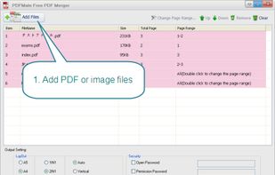 PDFMate Free PDF Merger screenshot 2