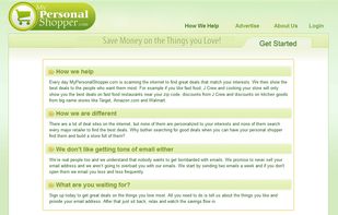MyPersonalShopper.com screenshot 1
