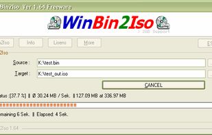WinBin2Iso screenshot 1