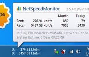 NetSpeedMonitor screenshot 1