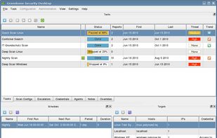 OpenVAS screenshot 2
