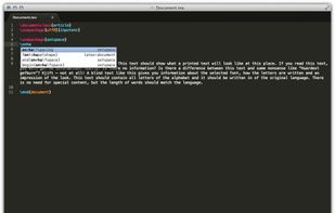 LaTeXing screenshot 1