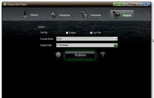 Moyea Web Player Publish Interface