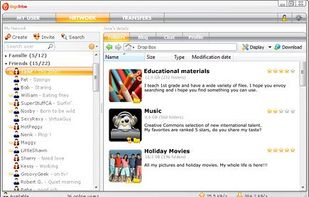 Gigatribe screenshot 1