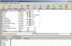 StarInix Database Compare screenshot 1