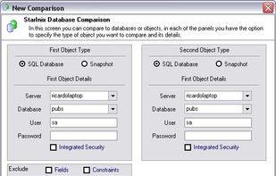 StarInix Database Compare screenshot 1
