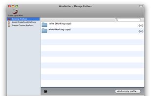WineBottler screenshot 2