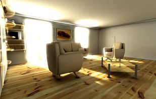 Real Time Scene with Precalculated VRAY Lightmaps
