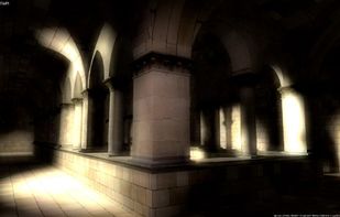 Sponza Atrium with Real Time Lighting