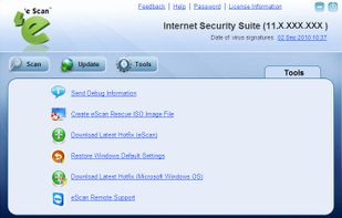 eScan Internet Security Suite screenshot 1