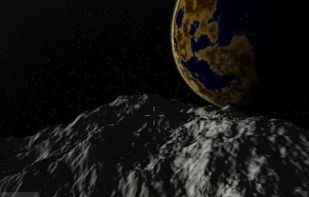 Mars and Phobos (no shaders)