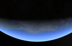 Earth in shadow