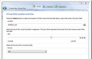Select the format of the HD