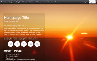 b2evolution screenshot 1