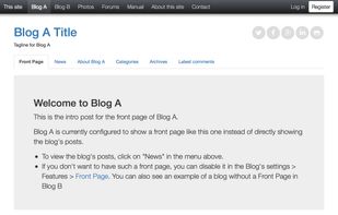 b2evolution screenshot 2