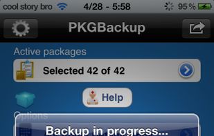 PkgBackup screenshot 1