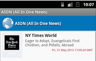 AION (All In One News) screenshot 1