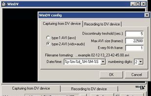 WinDV screenshot 1