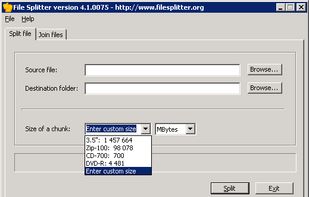 Free File Splitter screenshot 1