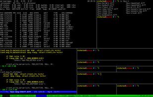 tmux screenshot 1