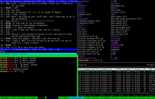 tmux screenshot 2