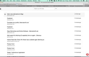 Automatically keep track of visited pages.