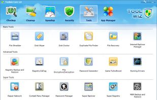 Toolwiz Care screenshot 1