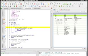 The Debugger in action