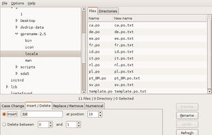 GPRename screenshot 1