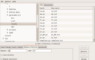 GPRename screenshot 2
