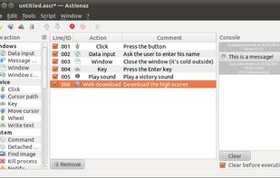 Actiona screenshot 2