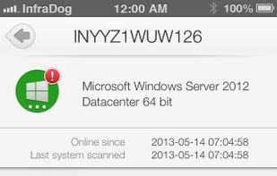 InfraDog Server Mobile Admin screenshot 1