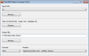 Free DVD Video Converter screenshot 1