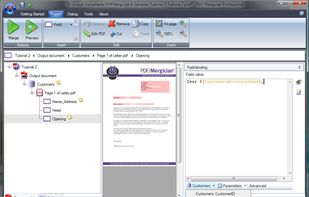 Create dynamic content from a data source using expressions.
