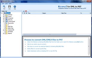 Kernel for EML to PST Converter screenshot 1