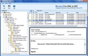 Kernel for EML to PST Converter screenshot 3