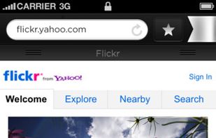 Yahoo! Axis screenshot 1