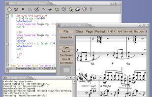 LilyPond screenshot 1