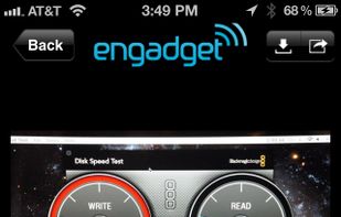 Engadget screenshot 1